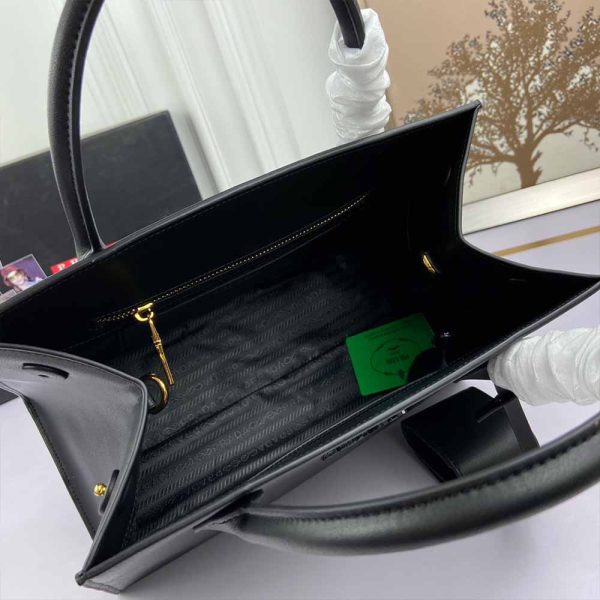Prada Saffiano Leather Monochrome Shoulder Bag Replica - Image 4
