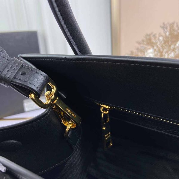 Prada Saffiano Leather Monochrome Shoulder Bag Replica - Image 5