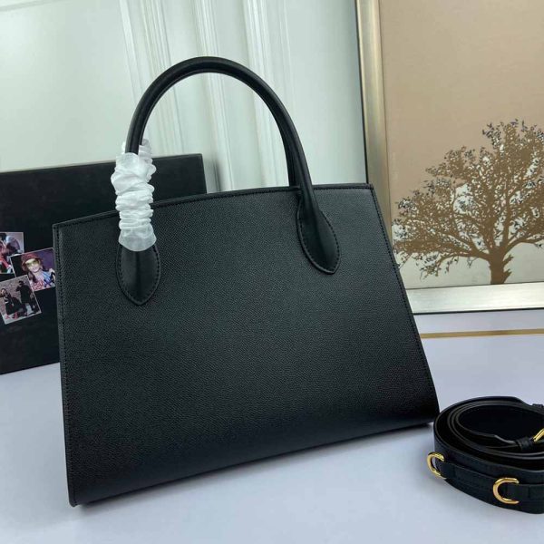 Replica Prada Monochrome Saffiano Leather Bag in Wine Red - Image 13