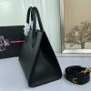 Best Replicas Bags - Prada Saffiano Leather Monochrome Shoulder Bag Replica Shop For Best Louis Vuitton LV Replica Bags With Cheap Price