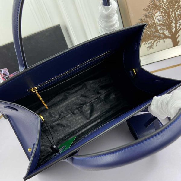 Replica Prada Monochrome Saffiano Leather Bag in Wine Red - Image 20