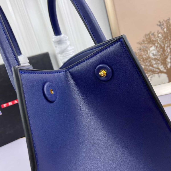 Replica Prada Monochrome Saffiano Leather Bag in Wine Red - Image 21
