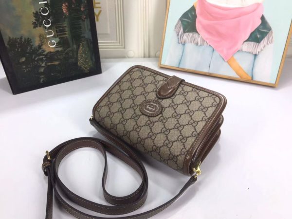Replica Gucci Mini Shoulder Bag - Interlocking G Design - Image 3