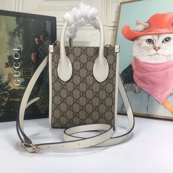 Gucci Replica Mini Tote Bag - Interlocking G Design, Style 671623 - Image 14