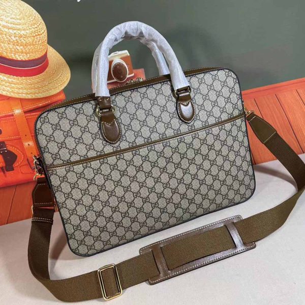 Replica Gucci Interlocking G Business Case – Black/Grey - Image 9
