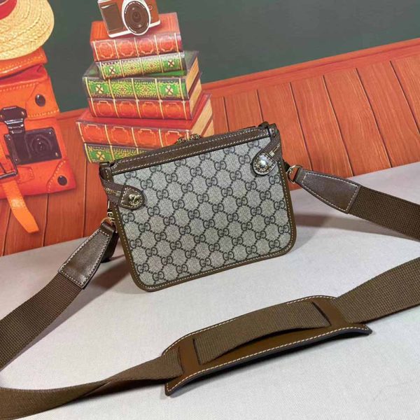 Gucci Replica Messenger Bag Black/Grey - 674164 - Image 13