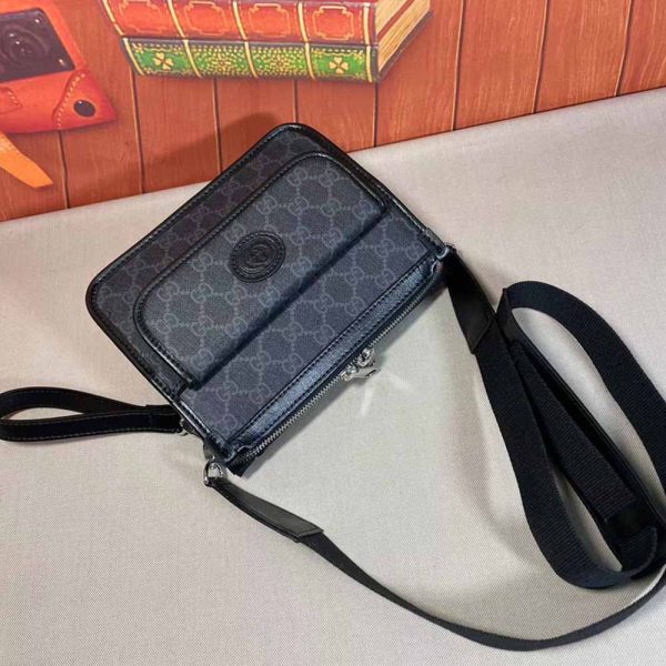 Gucci Replica Messenger Bag Black/Grey - 674164 - Image 4