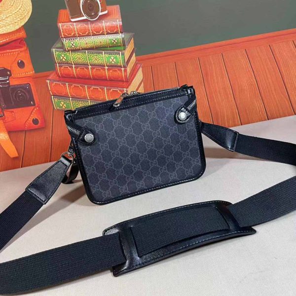 Gucci Replica Messenger Bag Black/Grey - 674164 - Image 3