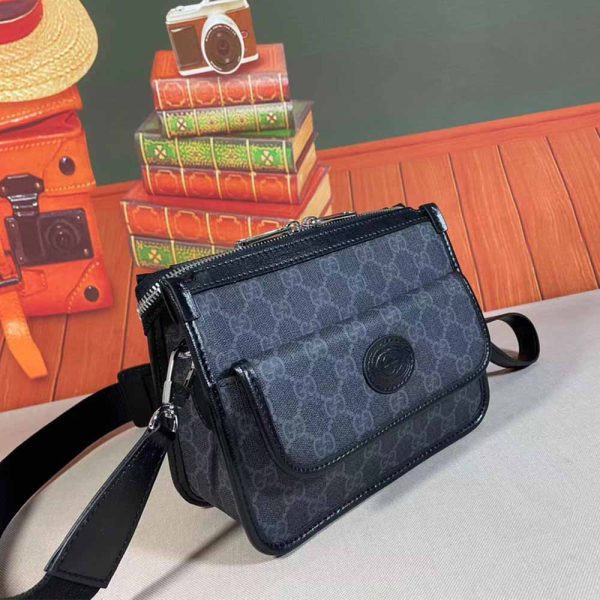 Gucci Replica Messenger Bag Black/Grey - 674164 - Image 2