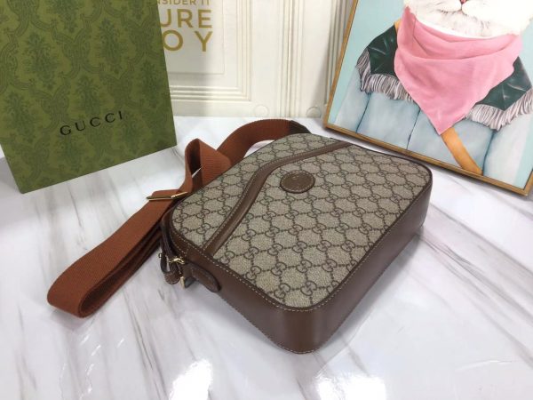 Replica Gucci Messenger Bag w/ Interlocking G - Image 6