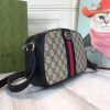 Best Replicas Bags - Replica Gucci Ophidia Double G Shoulder Bag - Black/White Shop For Best Louis Vuitton LV Replica Bags With Cheap Price