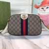 Best Replicas Bags - Replica Gucci Ophidia Double G Shoulder Bag - Black/White Shop For Best Louis Vuitton LV Replica Bags With Cheap Price