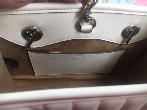 Replica Gucci Marmont Small Tote Bag - Brown, Gray, White - Image 14