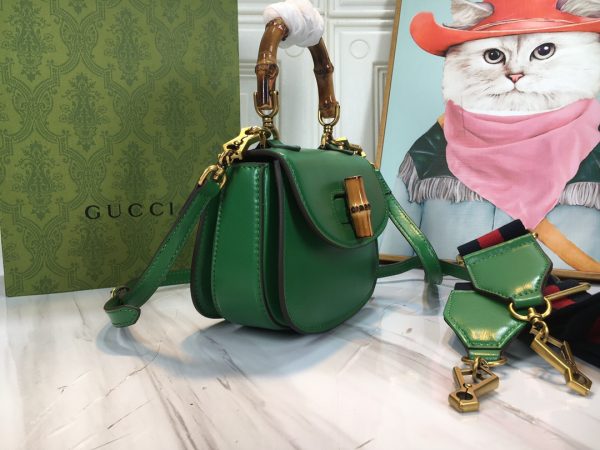 Replica Gucci Mini Top Handle with Double G Bamboo Design - Image 18