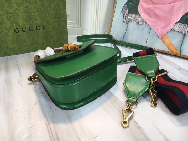 Replica Gucci Mini Top Handle with Double G Bamboo Design - Image 20
