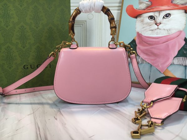Replica Gucci Mini Top Handle with Double G Bamboo Design - Image 24