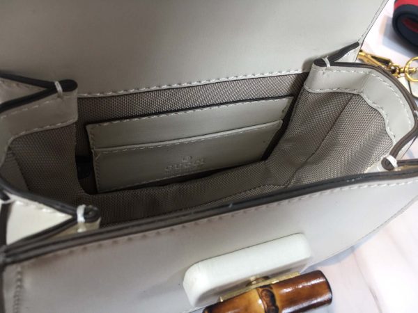 Replica Gucci Mini Top Handle with Double G Bamboo Design - Image 6