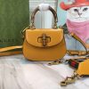 Best Replicas Bags - Replica Gucci Mini Top Handle with Double G Bamboo Design Shop For Best Louis Vuitton LV Replica Bags With Cheap Price