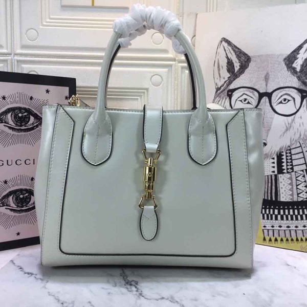 Replica Gucci Jackie 1961 Large Tote - Red/Black/Grey - Image 9