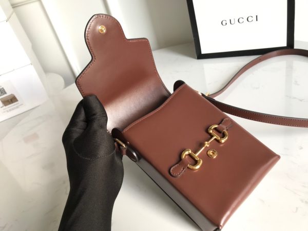 Replica Gucci Horsebit 1955 Mini Bag - Chic & Compact - Image 6