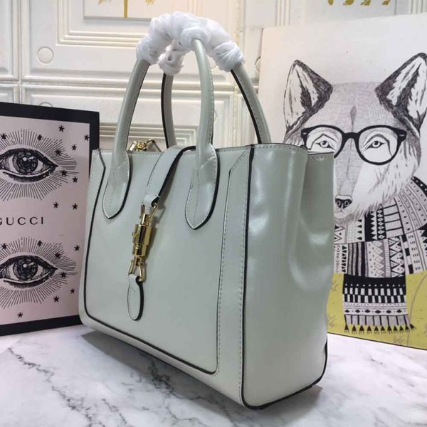 Replica Gucci Jackie 1961 Large Tote - Red/Black/Grey - Image 10