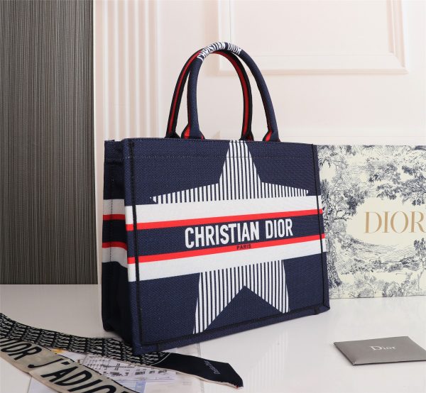 Vintage Dior Oblique Replica Book Tote – 42/36Cm - Image 2