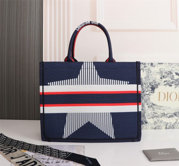 Vintage Dior Oblique Replica Book Tote – 42/36Cm - Image 3