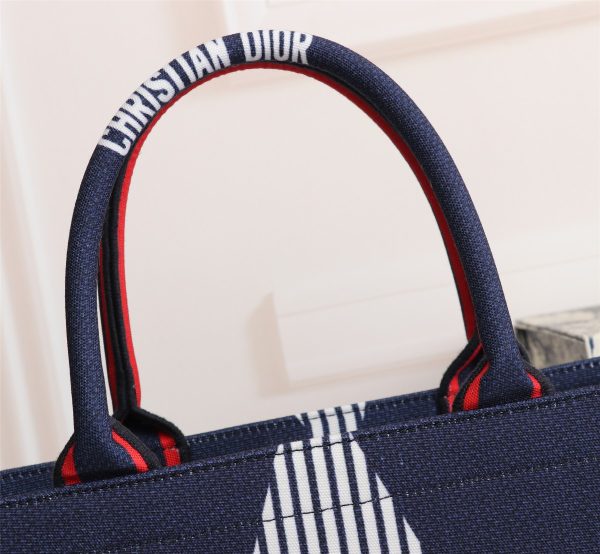 Vintage Dior Oblique Replica Book Tote – 42/36Cm - Image 6