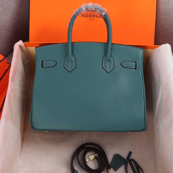 Replica Hermes Birkin Bag 25/30/35 - Black, White, Pink - Image 17