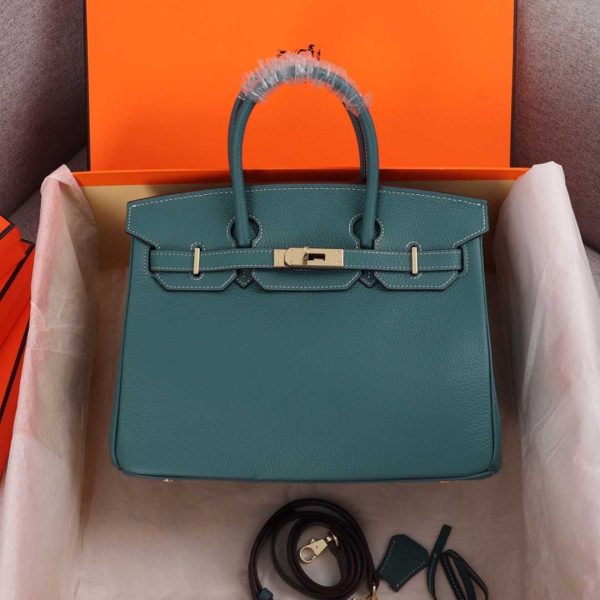 Replica Hermes Birkin Bag 25/30/35 - Black, White, Pink - Image 18
