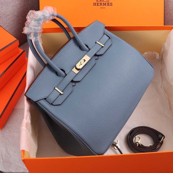 Replica Hermes Birkin Bag 25/30/35 - Black, White, Pink - Image 22