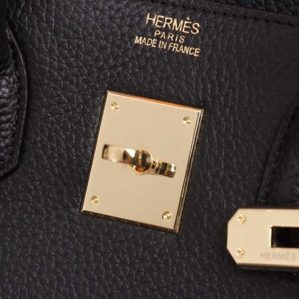 Replica Hermes Birkin Bag 25/30/35 - Black, White, Pink - Image 7