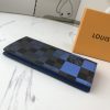 Best Replicas Bags - Replica LV Brazza Wallet N40415 in White, Blue, Orange Shop For Best Louis Vuitton LV Replica Bags With Cheap Price