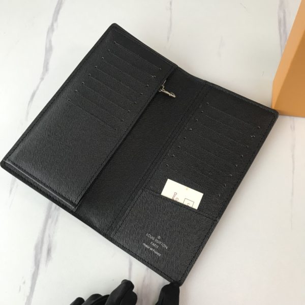 Replica LV Brazza Wallet N40415 in White, Blue, Orange - Image 7