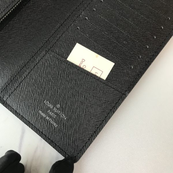Replica LV Brazza Wallet N40415 in White, Blue, Orange - Image 8