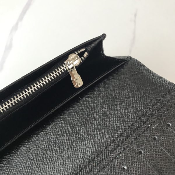Replica LV Brazza Wallet N40415 in White, Blue, Orange - Image 9
