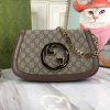 Best Replicas Bags - Replica Gucci Blondie Shoulder Bag in Brown & Red Shop For Best Louis Vuitton LV Replica Bags With Cheap Price