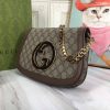 Best Replicas Bags - Replica Gucci Blondie Shoulder Bag in Brown & Red Shop For Best Louis Vuitton LV Replica Bags With Cheap Price