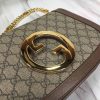 Best Replicas Bags - Replica Gucci Blondie Shoulder Bag in Brown & Red Shop For Best Louis Vuitton LV Replica Bags With Cheap Price