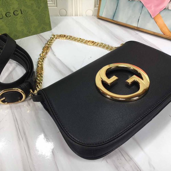 Replica Gucci Blondie Shoulder Bag – Black & White Style - Image 5