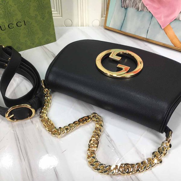 Replica Gucci Blondie Shoulder Bag – Black & White Style - Image 6