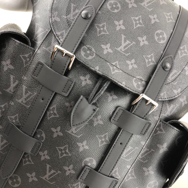 Replica Louis Vuitton Christopher PM M43735 Monogram Black - Image 6