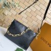 Best Replicas Bags - LV Replica Coussin PM M57790 in Black, White & Red Shop For Best Louis Vuitton LV Replica Bags With Cheap Price
