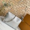Best Replicas Bags - LV Replica Coussin PM M57790 in Black, White & Red Shop For Best Louis Vuitton LV Replica Bags With Cheap Price