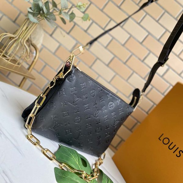LV Replica Coussin PM M57790 in Black, White & Red - Image 2