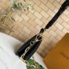 Best Replicas Bags - LV Replica Coussin PM M57790 in Black, White & Red Shop For Best Louis Vuitton LV Replica Bags With Cheap Price