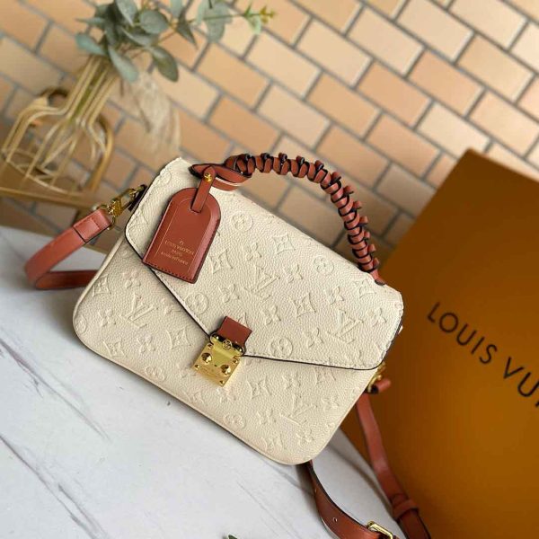 LV Replica Pochette Metis M44881 Navy Blue/Beige/White Bag - Image 11