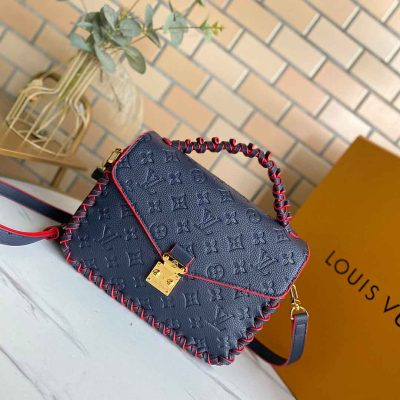 LV Replica Pochette Metis M44881 Navy Blue/Beige/White Bag