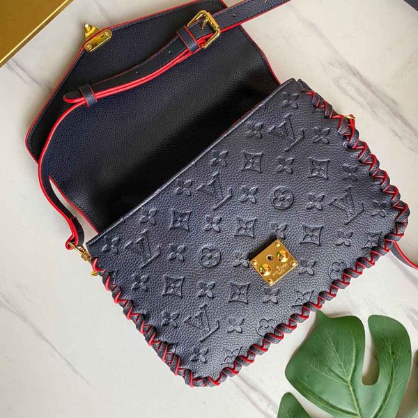 LV Replica Pochette Metis M44881 Navy Blue/Beige/White Bag - Image 8