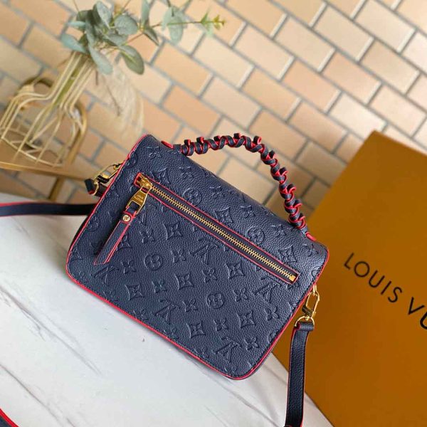 LV Replica Pochette Metis M44881 Navy Blue/Beige/White Bag - Image 5